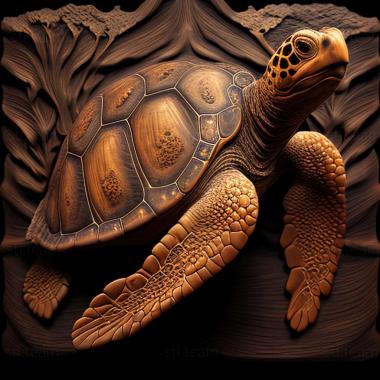 3D model Harriet turtle famous animal (STL)